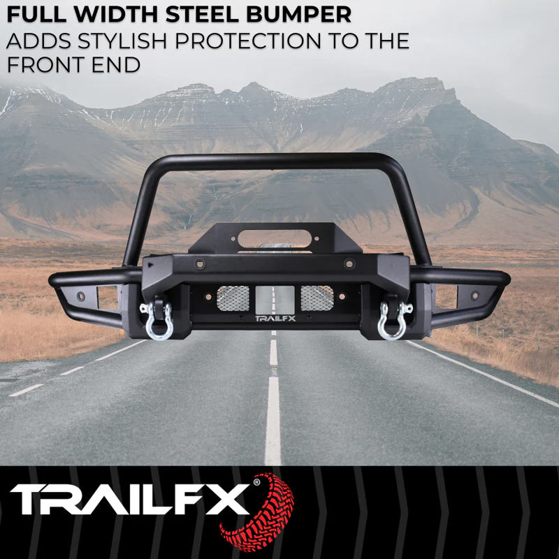 TrailFX Front Bumper w/ Winch Mount Model BR002T - Image 4