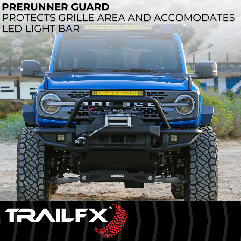 TrailFX Front Bumper w/ Winch Mount Model BR002T - Image 7