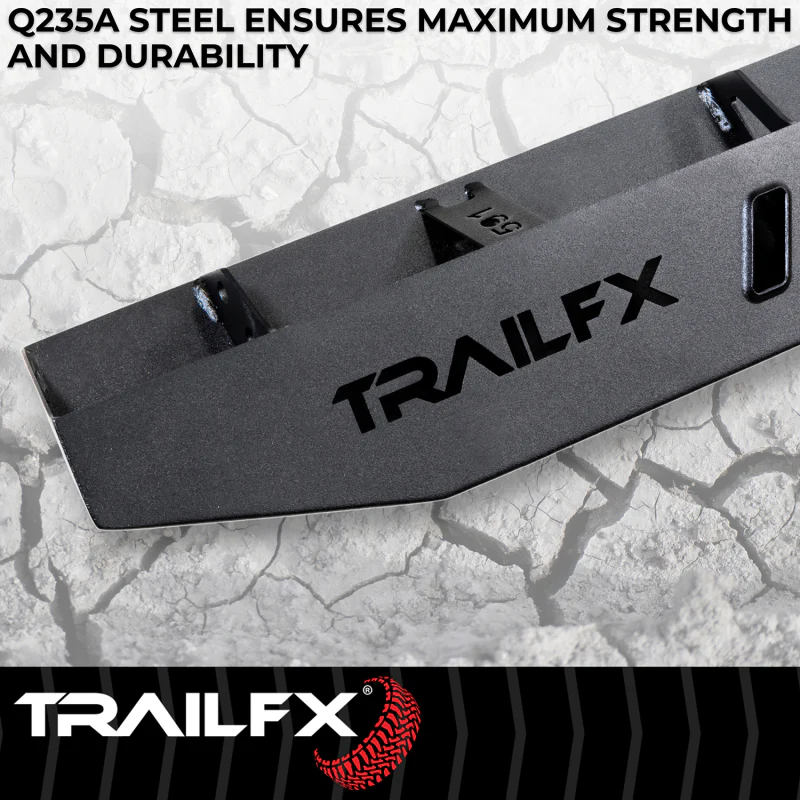 TrailFX Overland Running Boards Black Steel Model ORB008 - Image 9