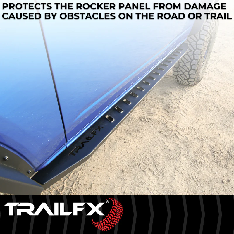 TrailFX Overland Running Boards Black Steel Model ORB009 - Image 4