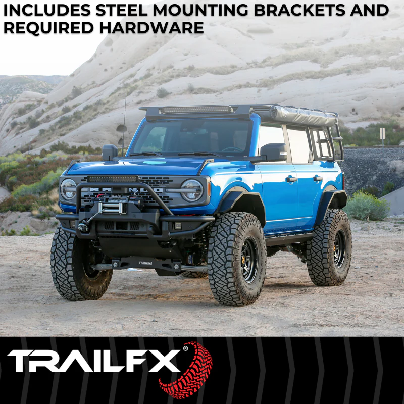 TrailFX Overland Running Boards Black Steel Model ORB012 - Image 6