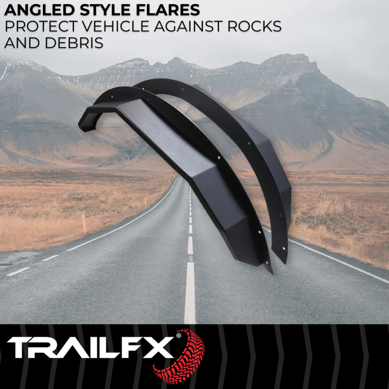 TrailFX Rear Angle Tube Fender Flare Model BR008T - Image 2