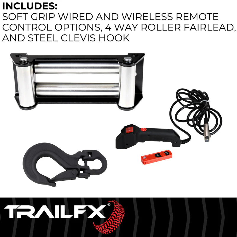 TrailFX REFLEX 2.0 Winch 12000LB Steel Cable Model WR212B - Image 4