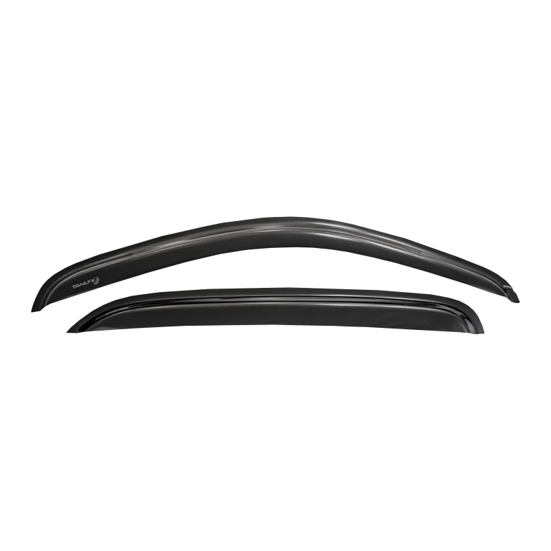 TrailFX Side Window Deflector Tape-On Smoke Acrylic Set of 4 Model 4072H