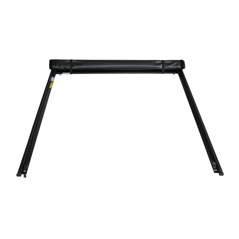 TrailFX Soft Roll-Up Tonneau Cover Black Vinyl Aluminum Rails Model TFX3203 - Image 2