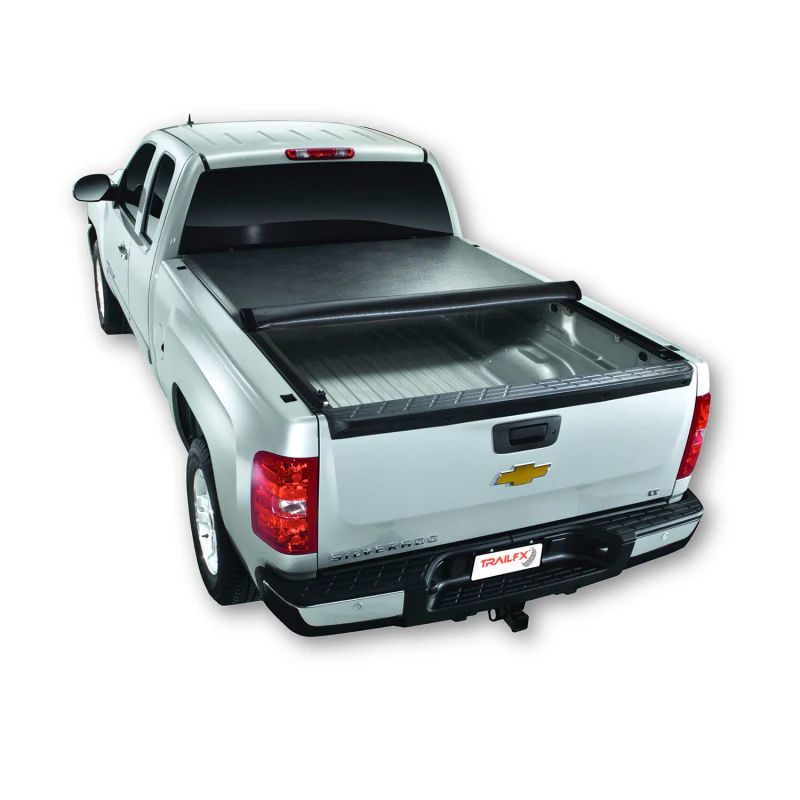 TrailFX Soft Roll-Up Tonneau Cover Black Vinyl With Aluminum Rails Model TFX5214 - Image 3