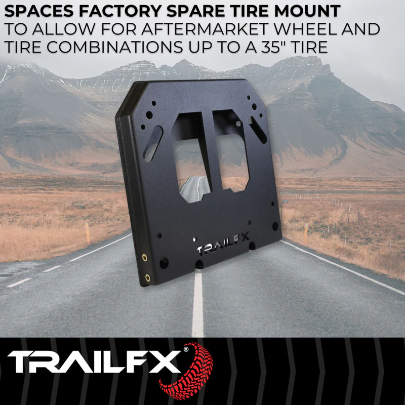 TrailFX Spare Tire Carrier Direct Mount Model BR009T - Image 6