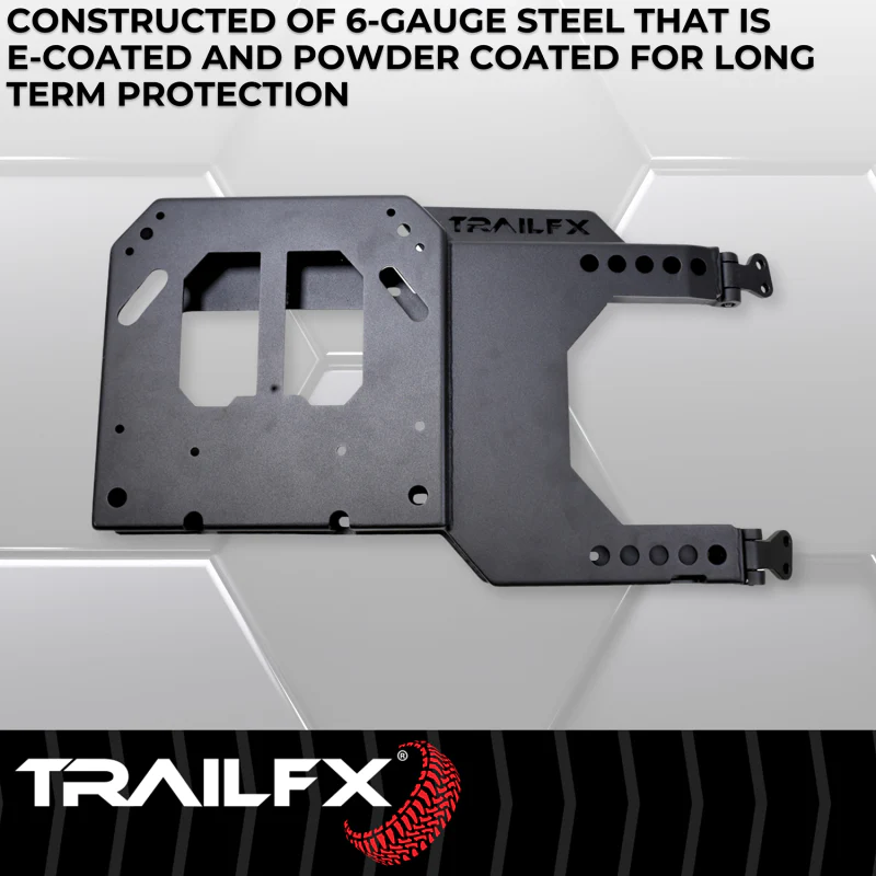 TrailFX Spare Tire Carrier Hinged Model BR010T - Image 6