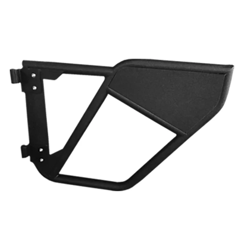 TrailFX Tubular Full Door Textured Powder Coated Black Steel Set Of 2 Model J051RD