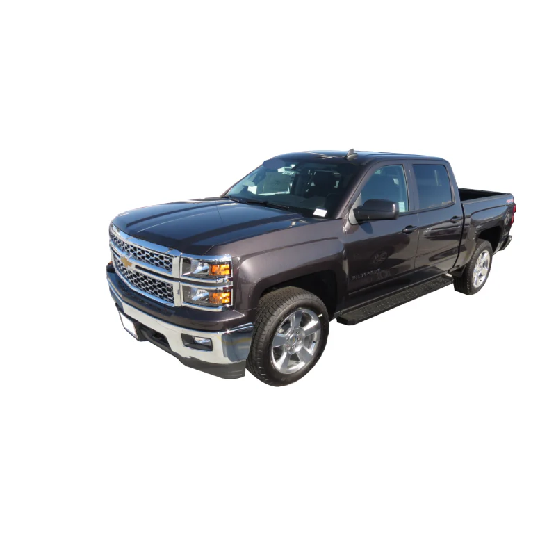 TrailFX Work Truck Running Boards Black Steel Model RBW11B