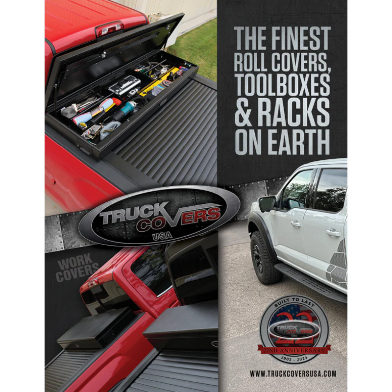 Truck Covers USA American Work Cover - Full Size Toolbox and Hard Rectractable Roll-up Combination Model CRT404 - Image 8
