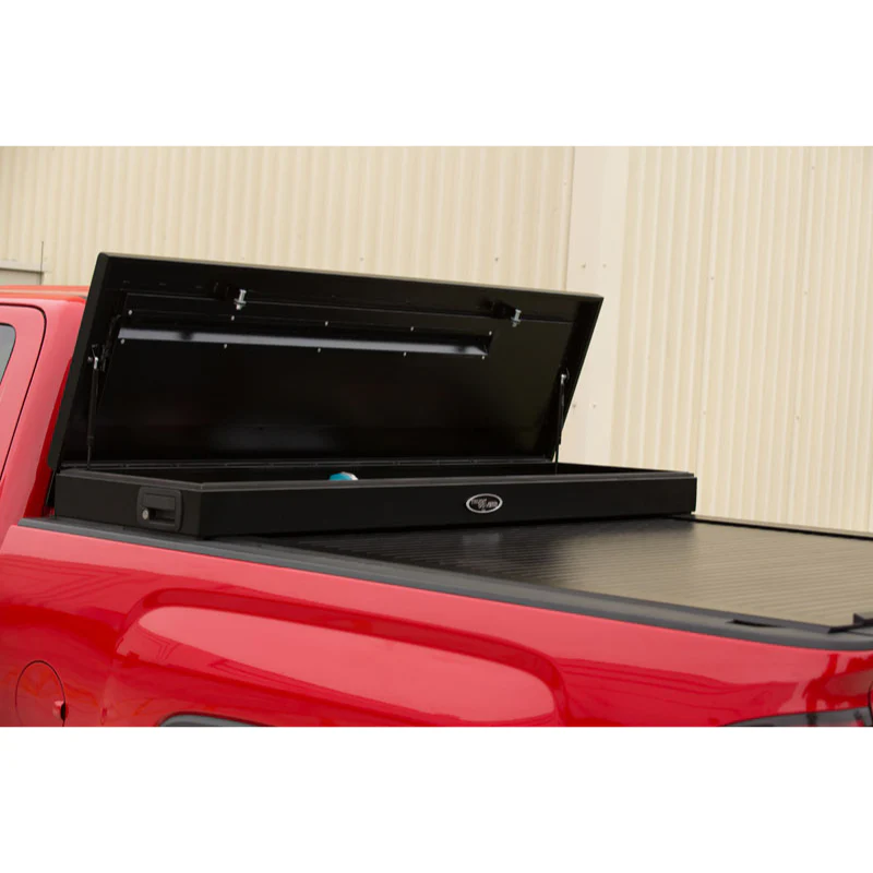 Truck Covers USA American Work Cover - Full Size Toolbox and Hard Rectractable Roll-up Combination Model CRT406 - Image 2