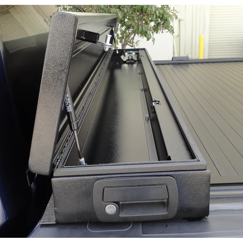 Truck Covers USA American Work Cover JR. Junior Size Toolbox and Hard Retractable Roll-up Combination Model CRJR302 - Image 5