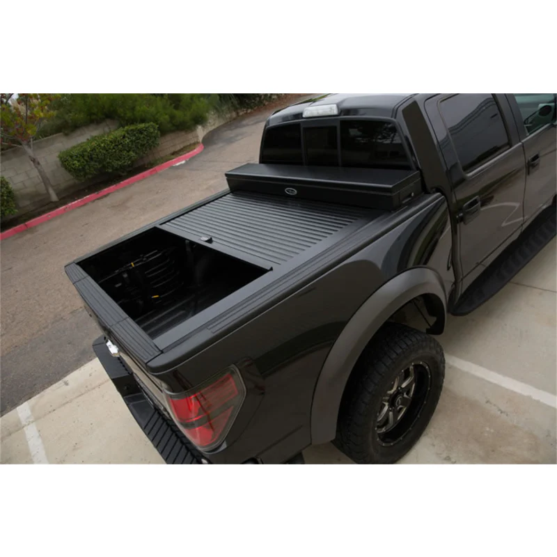 Truck Covers USA American Work Cover JR. Junior Size Toolbox and Hard Retractable Roll-up Combination Model CRJR402 - Image 7