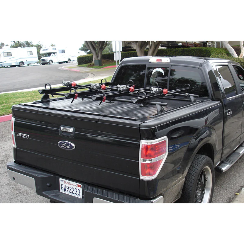 Truck Covers USA American Rack System Yakima Tracks w/Track Caps Pre-Installed on top of Cover Side Rails Model AX-500/501 - Image 8