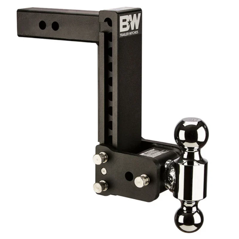 B&W Trailer Hitches 2" Shank Black Powder-Coat Dual Ball Mount Hitches Model TS10043B