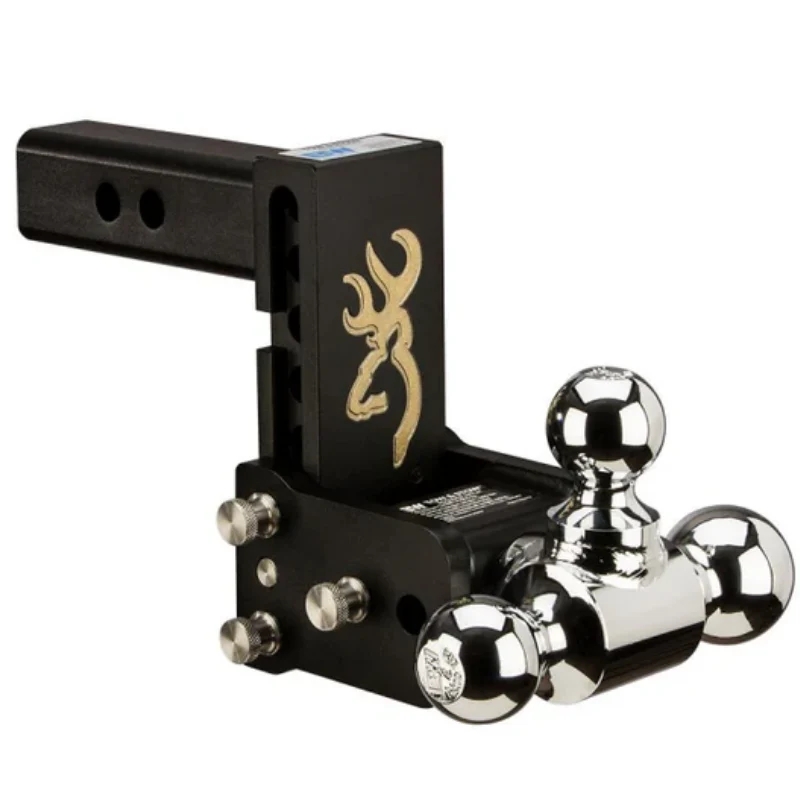 B&W Trailer Hitches Tri-Ball Mount Hitches 2" Adj Ball Mount 5" Drop/5-1/2" Rise, Browning™ Model TS10048BB