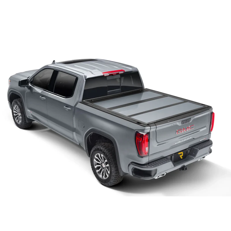 UnderCover Fusion Hard Folding 2019 (New Body Style)-2025 Chevy Silverado/GMC Sierra 1500 5' 10" Bed with or without MultiPro Tailgate - Paint Code 41 Black Model AR12022L-41