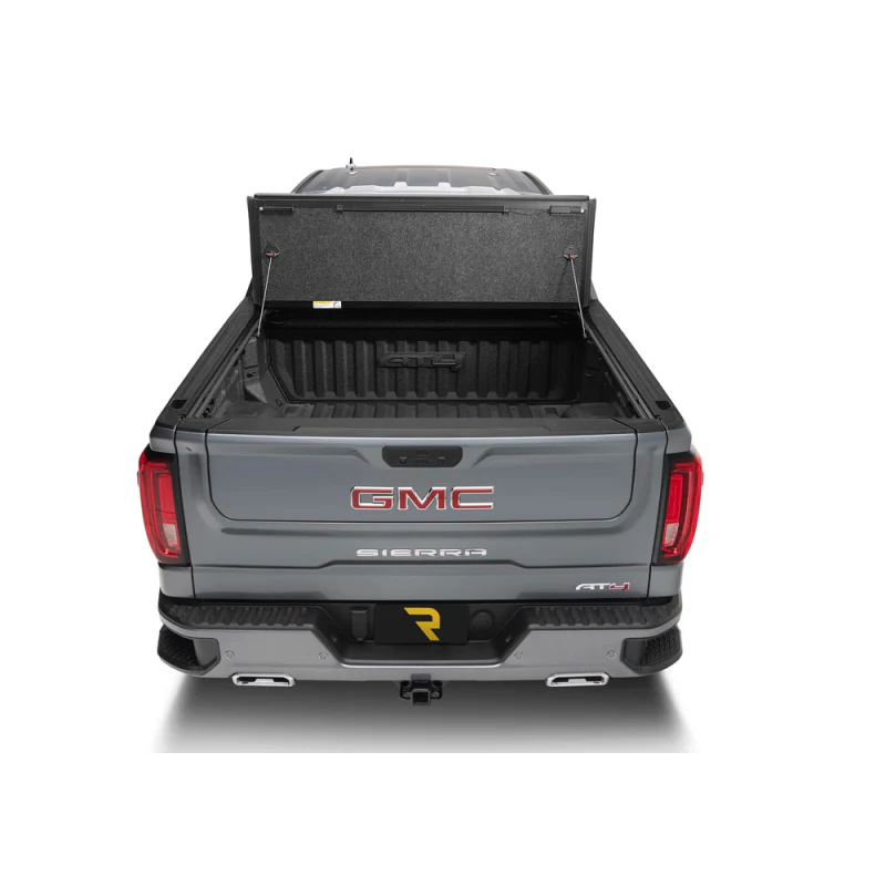 UnderCover Fusion Hard Folding 2019 (New Body Style)-2025 Chevy Silverado/GMC Sierra 1500 5' 10" Bed with or without MultiPro Tailgate - Paint Code 41 Black Model AR12022L-41 - Image 10