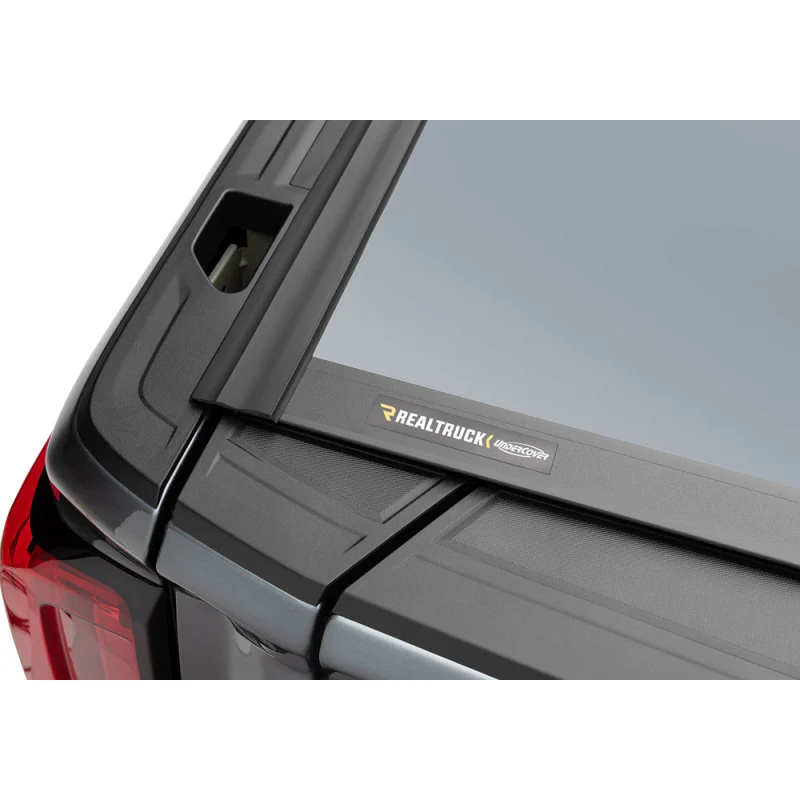 UnderCover Fusion Hard Folding 2019 (New Body Style)-2025 Chevy Silverado/GMC Sierra 1500 5' 10" Bed with or without MultiPro Tailgate - Paint Code 41 Black Model AR12022L-41 - Image 23