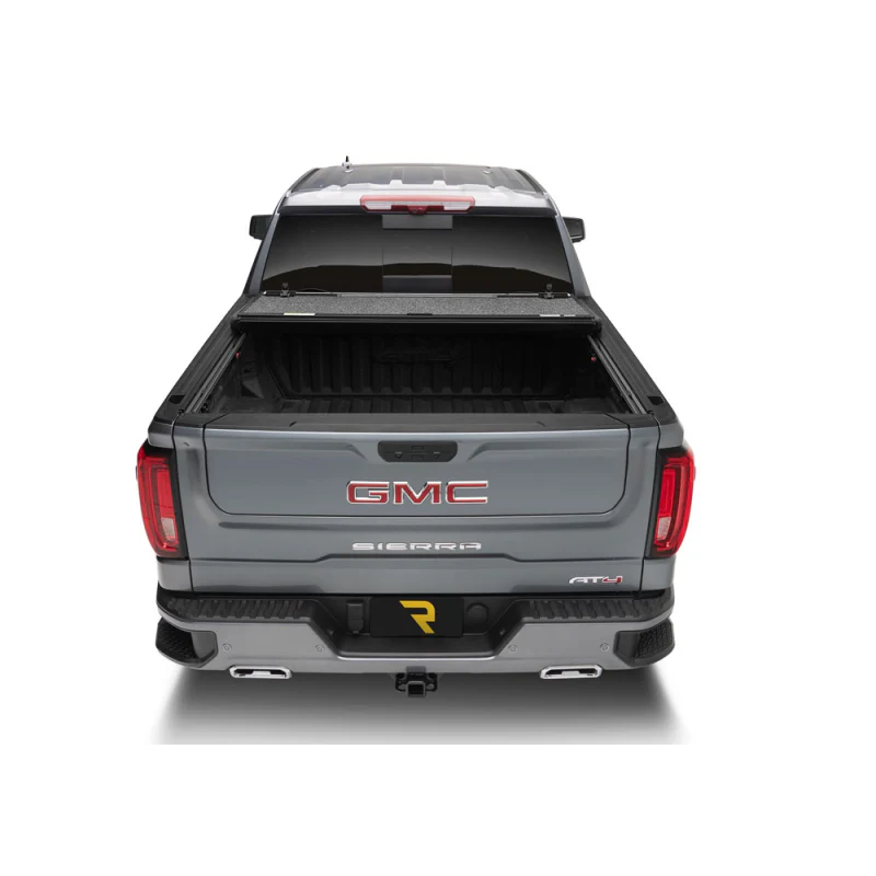 UnderCover Fusion Hard Folding 2019 (New Body Style)-2025 Chevy Silverado/GMC Sierra 1500 5' 10" Bed with or without MultiPro Tailgate - Paint Code G1W Abalone White Model AR12022L-G1W - Image 12