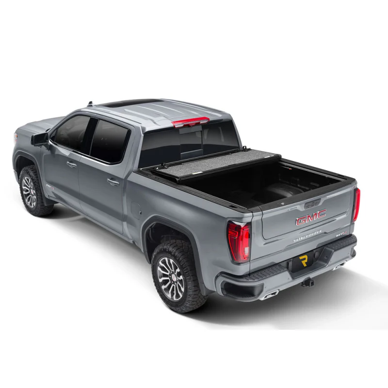 UnderCover Fusion Hard Folding 2019 (New Body Style)-2025 Chevy Silverado/GMC Sierra 1500 6' 7" Bed with or without MultiPro Tailgate - Paint Code 41 Black Model AR12023L-41 - Image 15