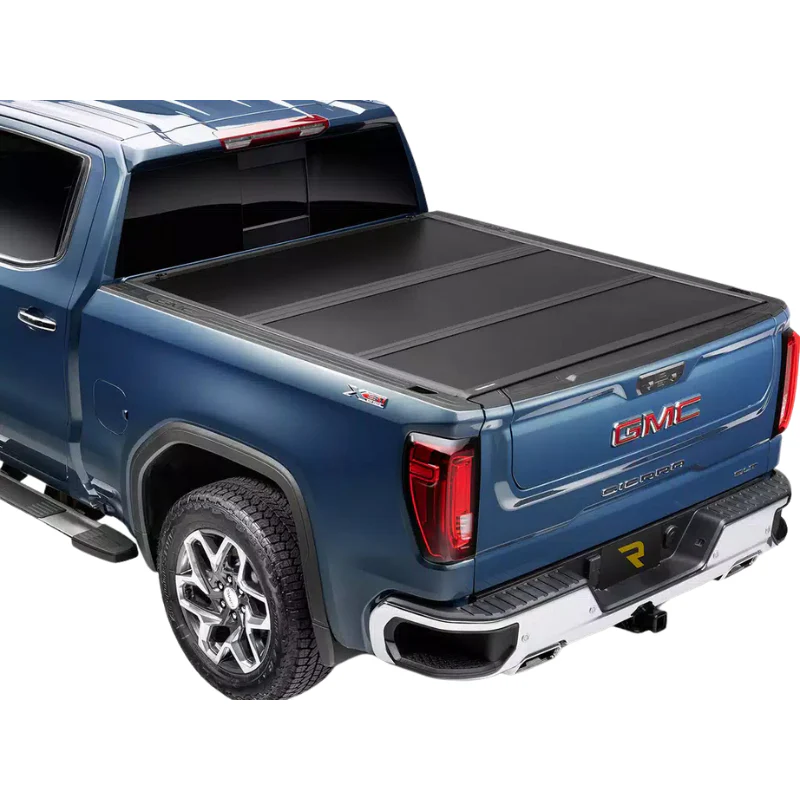 UnderCover Select Hard Folding Tonneau Cover 2009-2018 (2019-2024 Classic) Ram 5' 7" Bed Crew Cab without RamBox - Black Textured Model SL34006