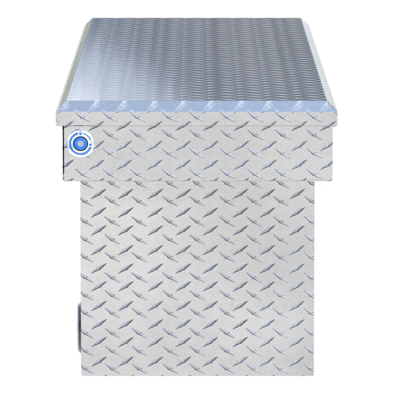 UWS 69" Bright Aluminum Deep Push Button Crossover Truck Tool Box Model TBSD-69-PB - Image 6