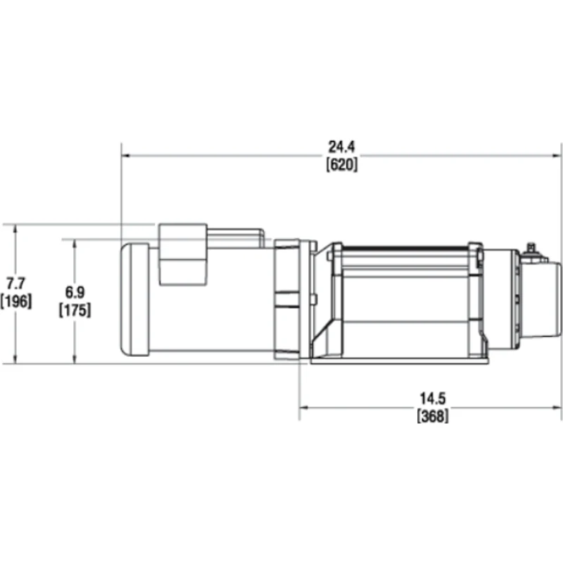 Warn 3000ACI 115V Utility Winch Model 93000 - Image 3