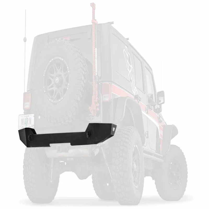 Warn Elite Rear Bumper Jeep JK With Tire Carrier Mount To Accept Tire Carrier Model 89525 - Image 2