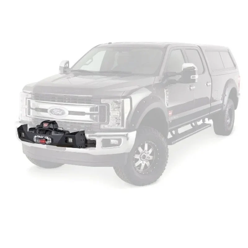 Warn Winch Carrier For Mid-Frame Or Foot Down Mounted Winches Up To 12K In Capacity (*Designed For Use With Warn Zeon Or VR Evo Winches) Model 107650