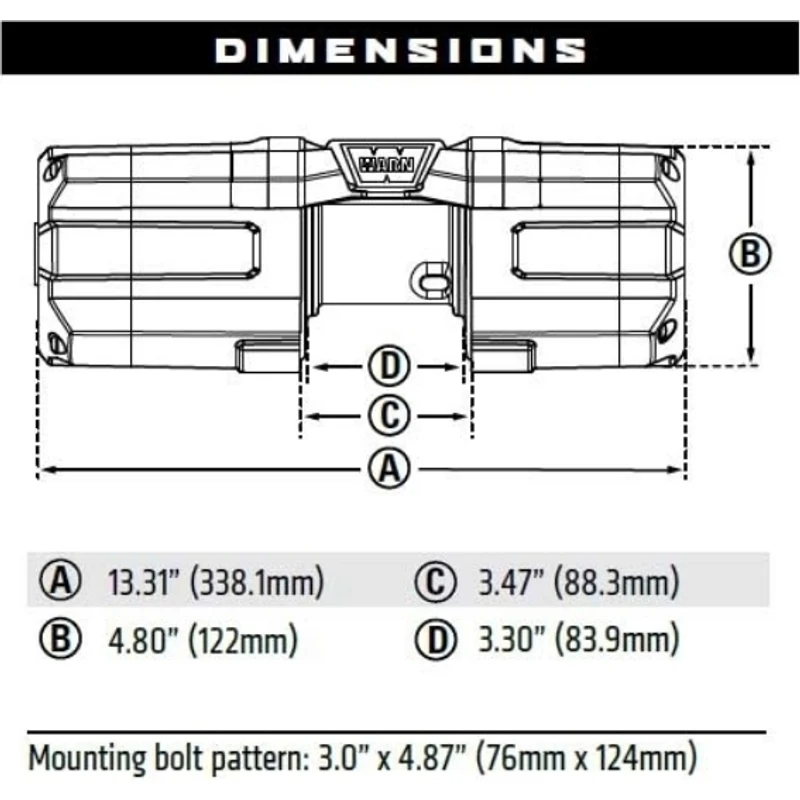 Warn Axon 35-S Synthetic Winch Model 101130 - Image 5