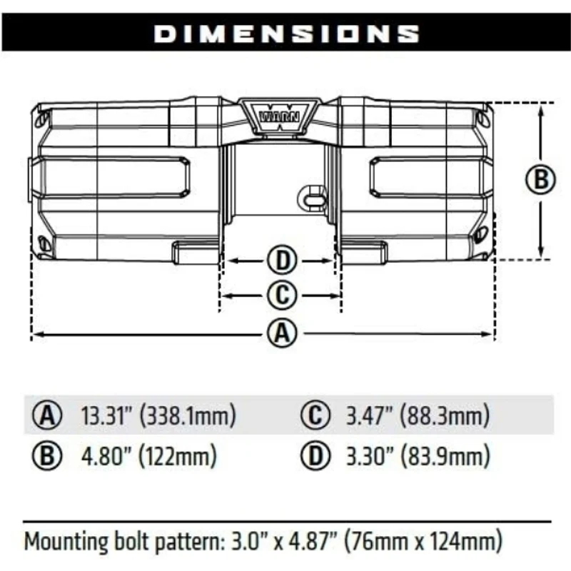 Warn Axon 45RC Synthetic Winch Model 101240 - Image 4