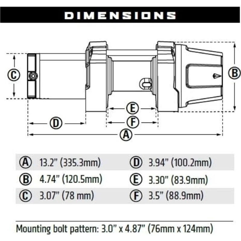Warn VRX 25-S Synthetic Winch Model 101020 - Image 5