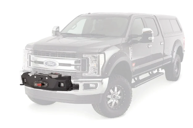 Warn Winch Carrier For Large Frame Or Foot Forward Mounted Winches Up To 16.5K In Capacity (*Designed For Use With Warn Heavyweight Winches) Model 107651 - Image 2