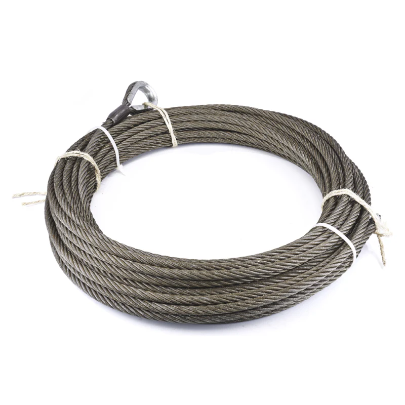 Warn Winch Cable & Hook For 30XL Series 5/8 Inch Diameter X 140 Foot Length Model 77453