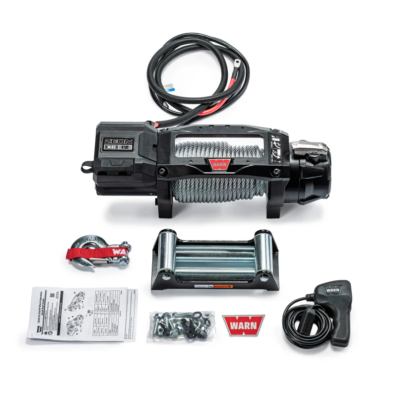 Warn Zeon XC 12 Pull Capacity 12000 Pounds 3/8 Inch X 80 Ft Of Steel Rope Model 110412 - Image 2