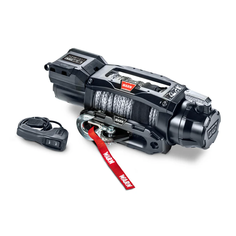 Warn Zeon XC 14-S Pull Capacity 14000 Pounds 3/8 Inch X 80 Ft Of Spydura Synthetic Rope Model 110514