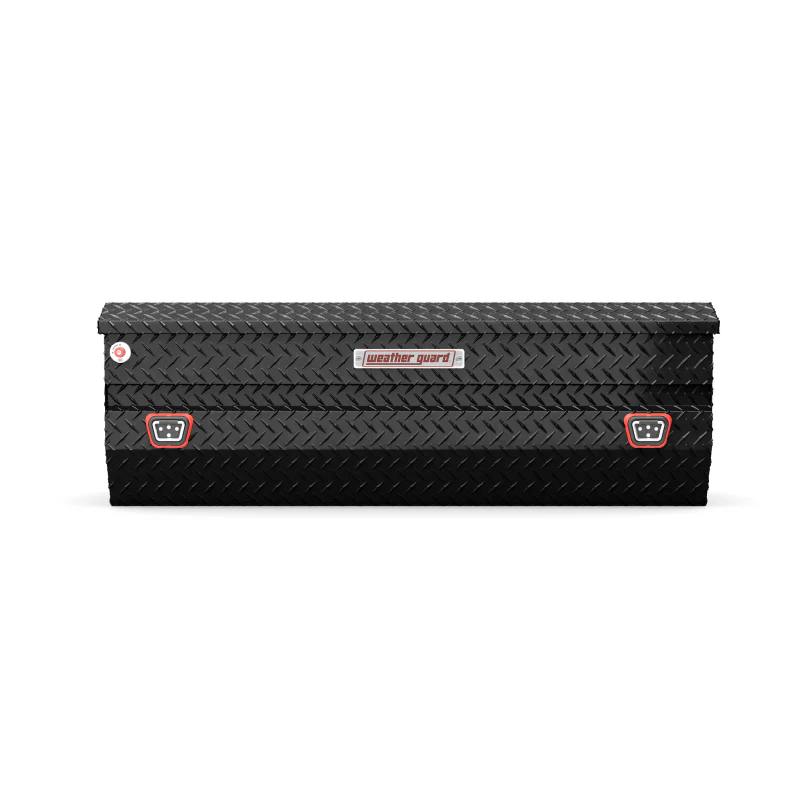 Weather Guard Chest Tool Box Gloss Black Aluminum 58X20X19 Model 634-5-04 - Image 2