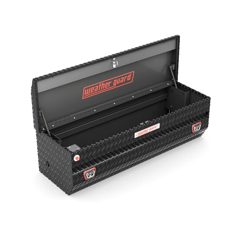 Weather Guard Chest Tool Box Gloss Black Aluminum 58X20X19 Model 634-5-04 - Image 4