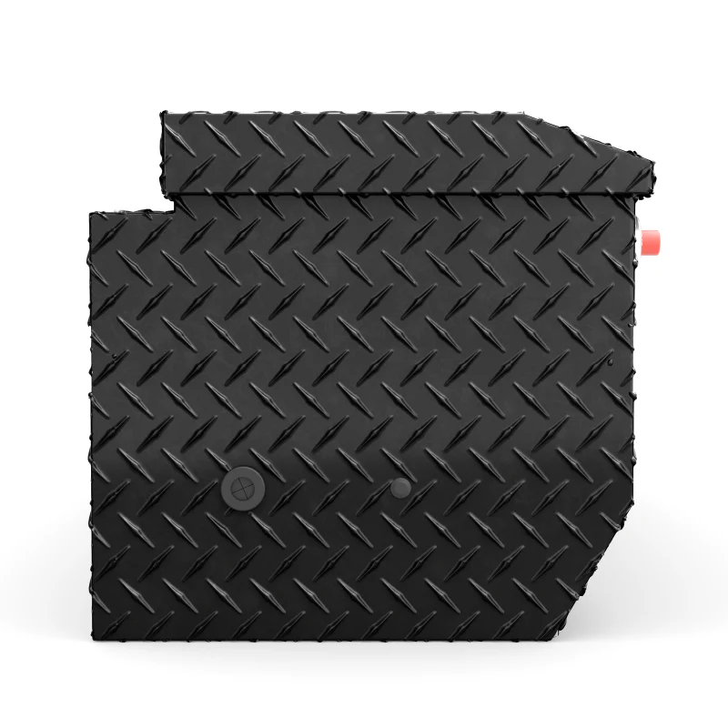 Weather Guard Chest Tool Box Gloss Black Aluminum 58X20X19 Model 634-5-04 - Image 5