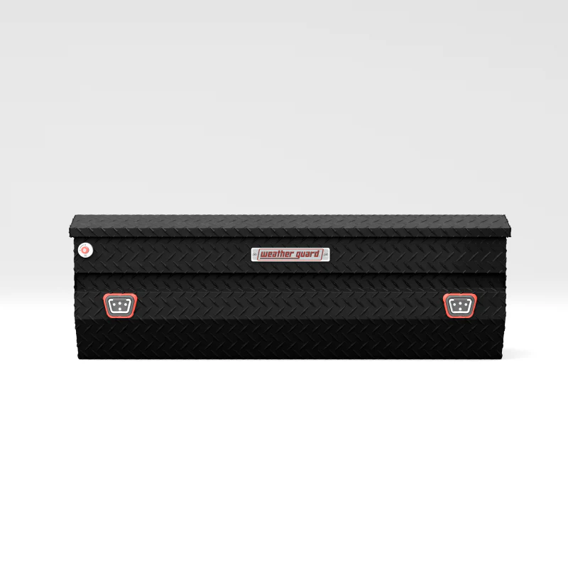 Weather Guard Chest Tool Box Textured Matte Black Aluminum 58X20X19 Model 634-52-04 - Image 2