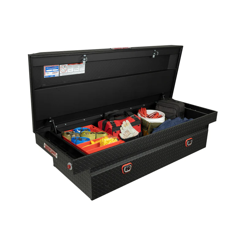 Weather Guard Crossover Tool Box Matte Black Aluminum Extra Wide Model 117-52-04 - Image 7