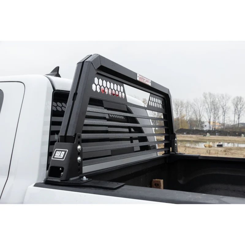 Weather Guard Louvered Headache Rack Black Aluminum Model 11904-52-01 - Image 11