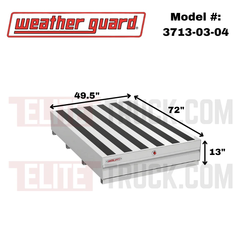 Weather Guard PACK RAT Drawer Unit 72in x 49.5in x 13in Model  3713-3-04 - Image 2