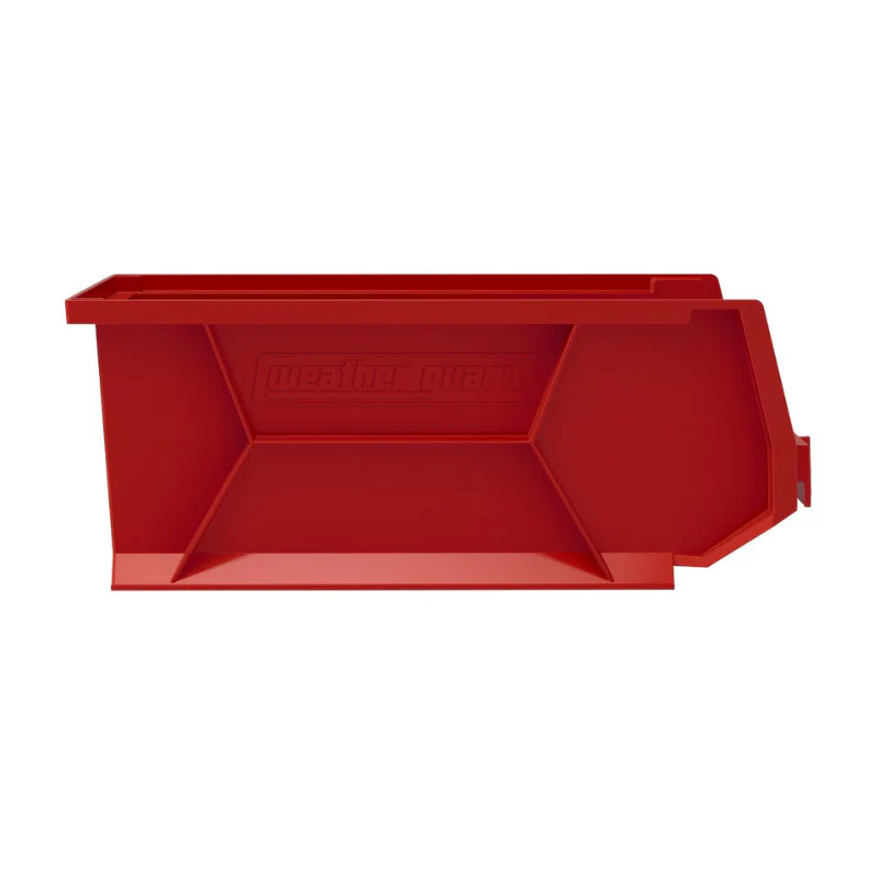 Weather Guard Red Bins, 6in x 6.5in x 15.45in, (6 pack) Model 9854-7-02 - Image 4