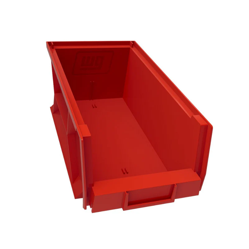 Weather Guard Red Bins, 6in x 8.2in x 13.2in, (6 pack) Model 9856-7-02 - Image 3