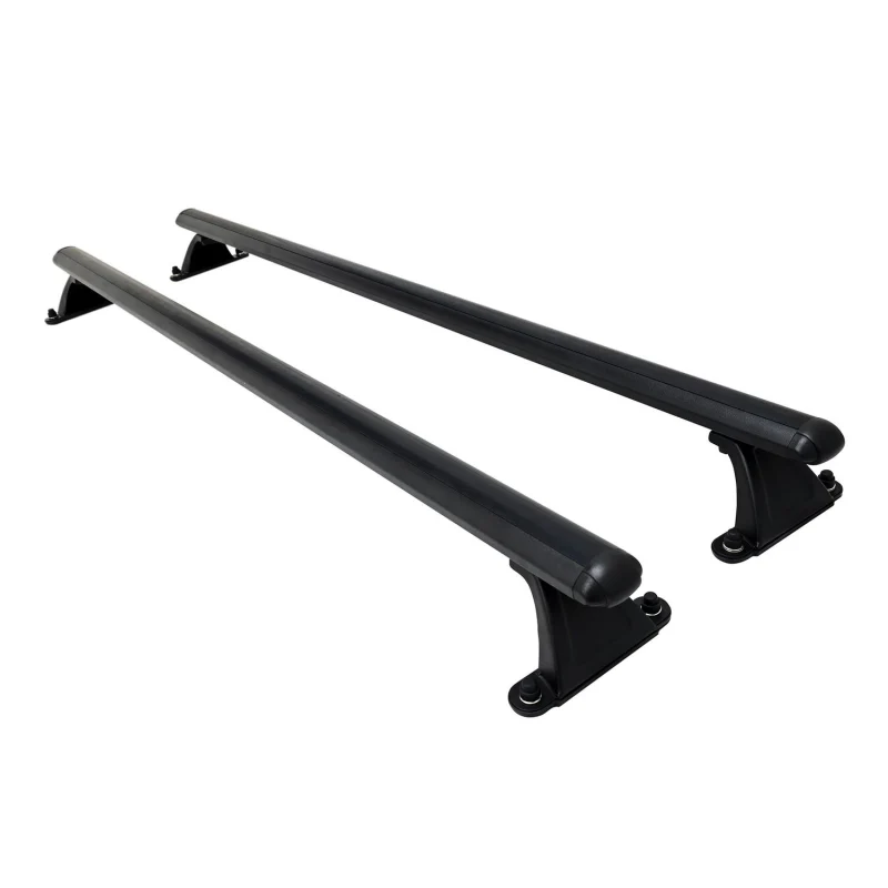 Westin Exp Cross Bars for Exp Truck Cap Roof Rails Standard Height 43in. Pair Black Aluminum Model 16-10009