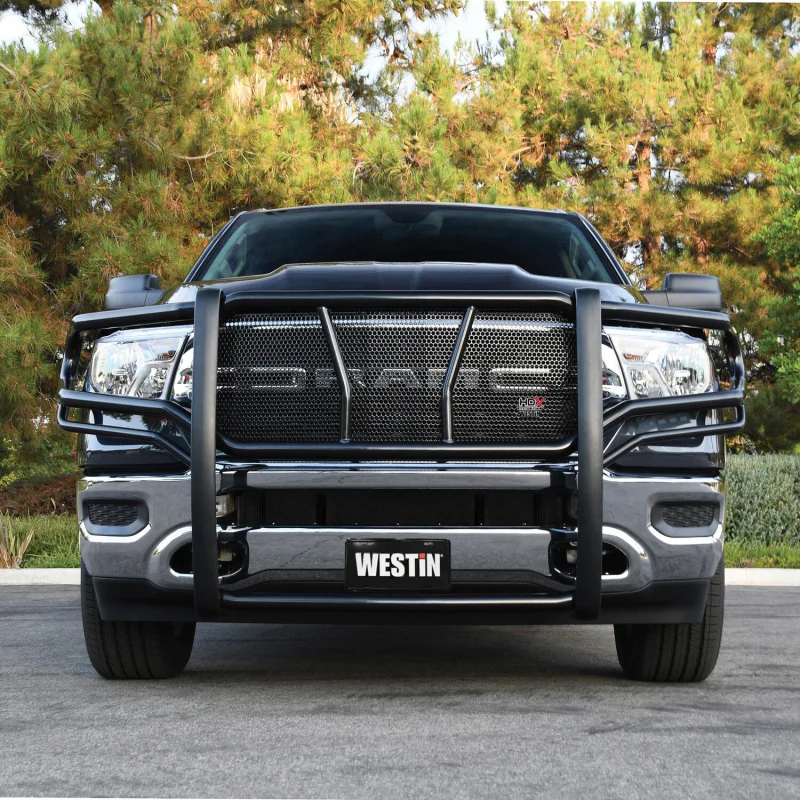 Westin HDX 1-Piece Grille Guard Black Model 57-3975 - Image 4