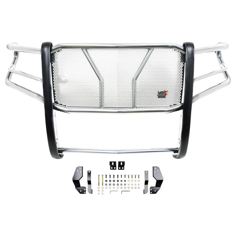 Westin HDX 1-Piece Grille Guard Polished Stainless Steel Model 57-3960 - Image 4